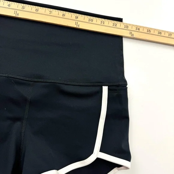 Fp Movement By Free People Fitted Shorts Island Time Shorts Black Sz S Coastal - Picture 11 of 16